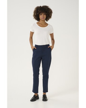 CULTURE Regular Chino 'Benghta' in Blauw