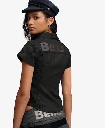 Chemisier 'Bench X Superdry&Co' BENCH en gris