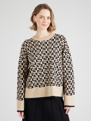 SELECTED Trui 'KAMMA' in Beige: voorkant