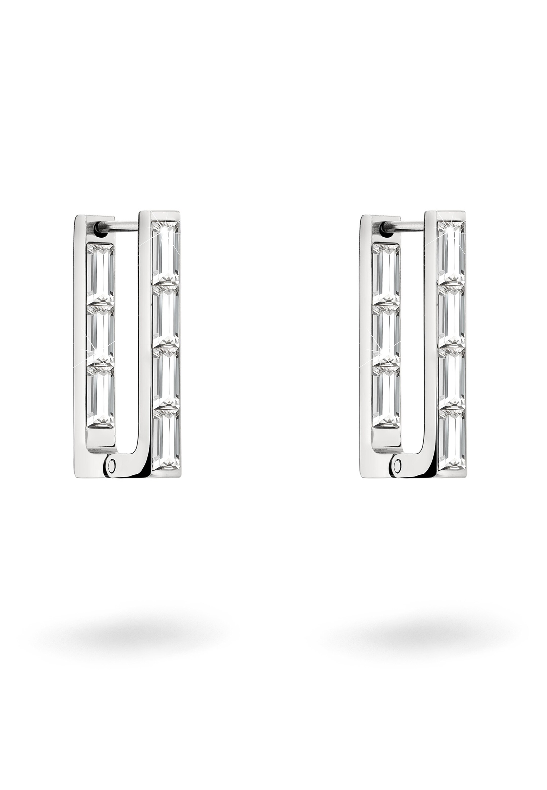 Boucles d'oreilles Liebeskind Berlin en argent : devant