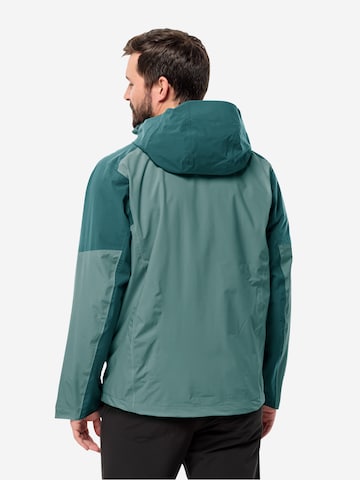 JACK WOLFSKIN - Casaco outdoor 'EAGLE PEAK' em verde