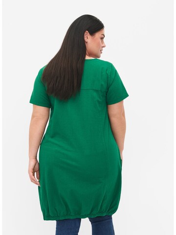 Zizzi Jurk 'JEASY' in Groen