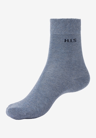 H.I.S Štandardný strih Ponožky - Modrá