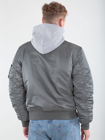 ALPHA INDUSTRIES Демисезонная куртка 'MA-1 D-Tec' в Серый