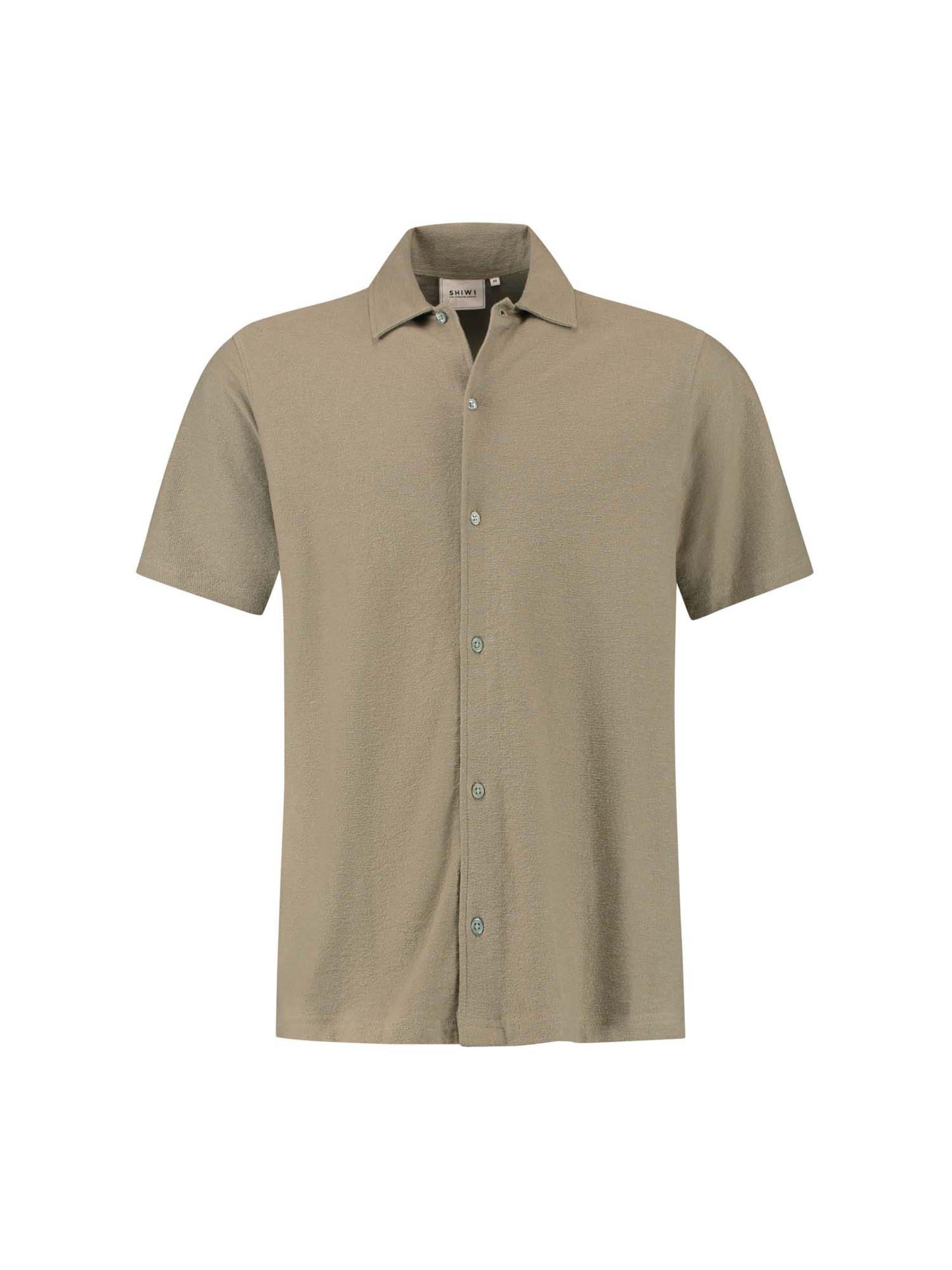 Regular fit Camicia 'Alec' di Shiwi in verde: frontale