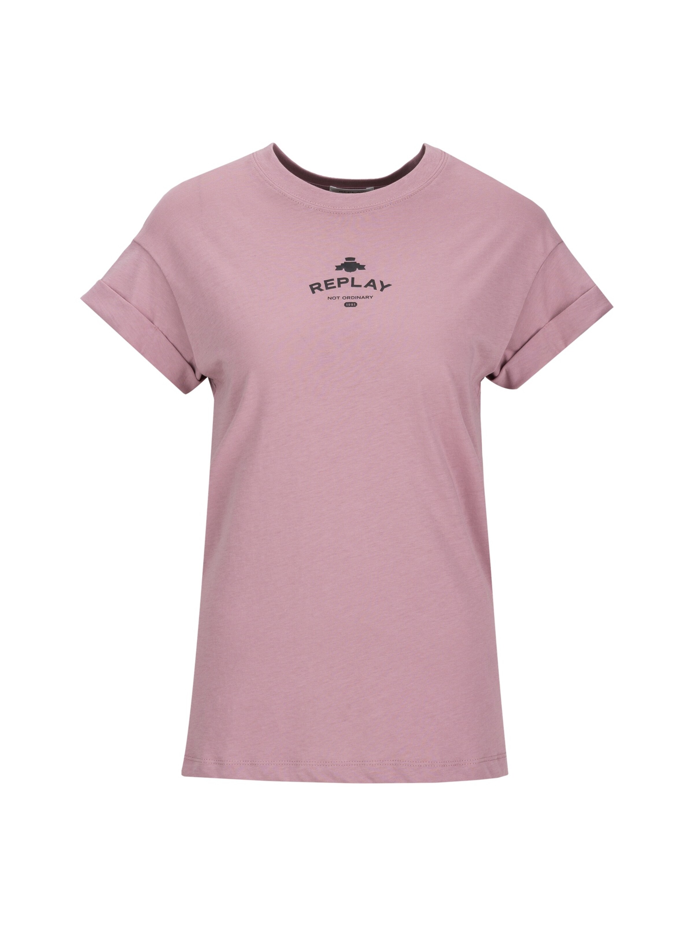 REPLAY Shirt in Roze: voorkant