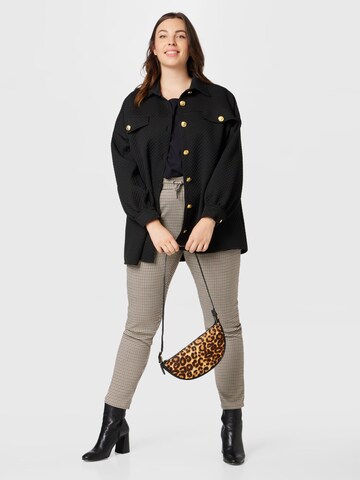 River Island Plus Between-season jacket in Black