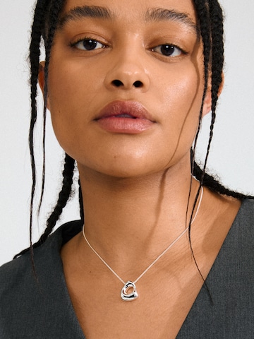 Pilgrim Ketting 'Haven' in Zilver: voorkant