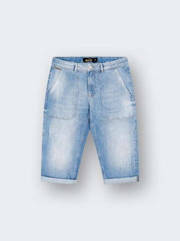 M.O.D MIRACLE OF DENIM Normalny krój Bojówki w kolorze niebieski