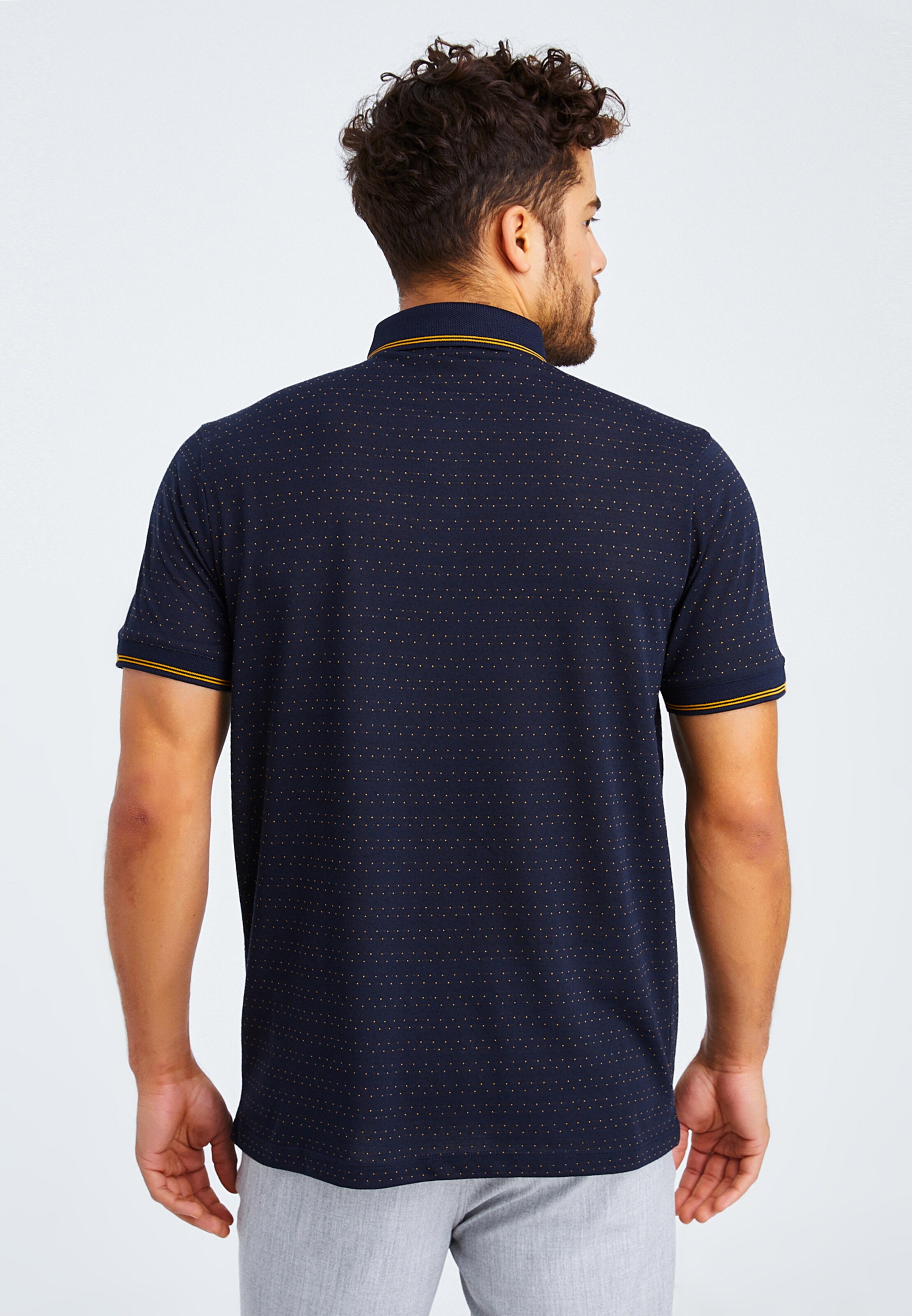Männer Shirts Leif Nelson Poloshirt 'LN-55380' in Blau - ND78540 Männer Shirts Leif Nelson Poloshirt 'LN-55380' in Blau - ND78540