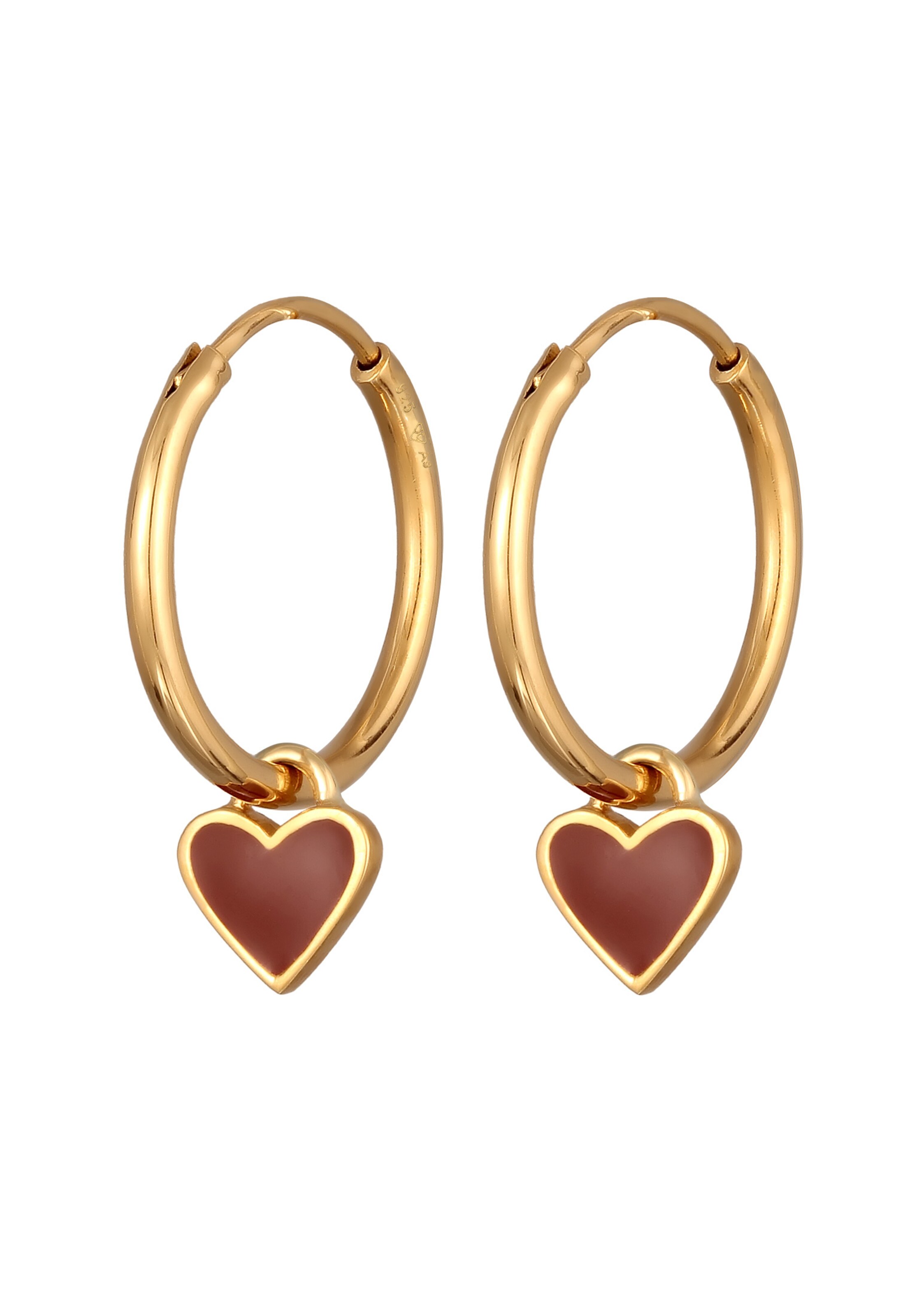 ELLI Ohrringe in Gold: Vorderseite