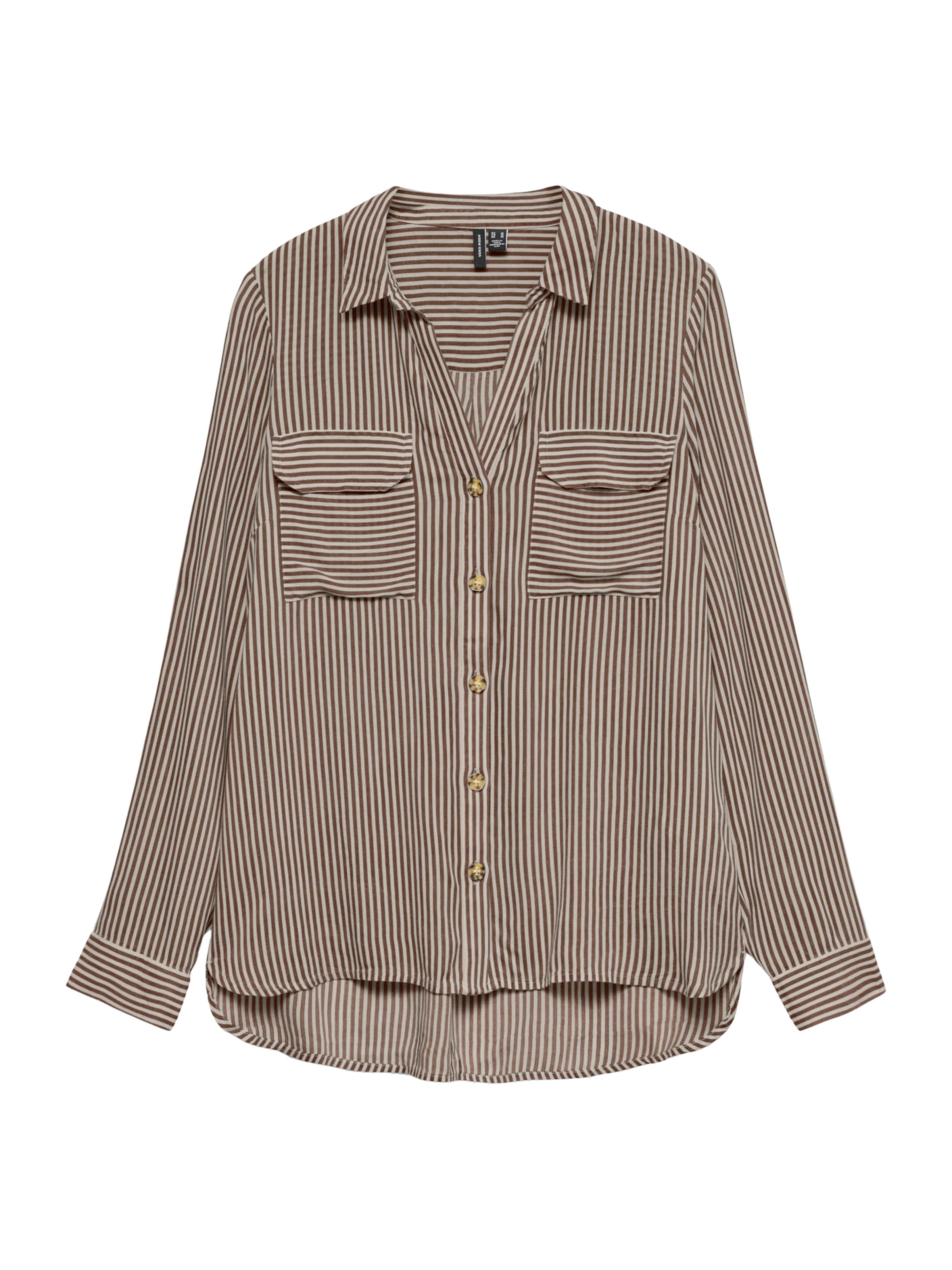 VERO MODA Блузка 'VMBUMPY' в Коричневый: спереди