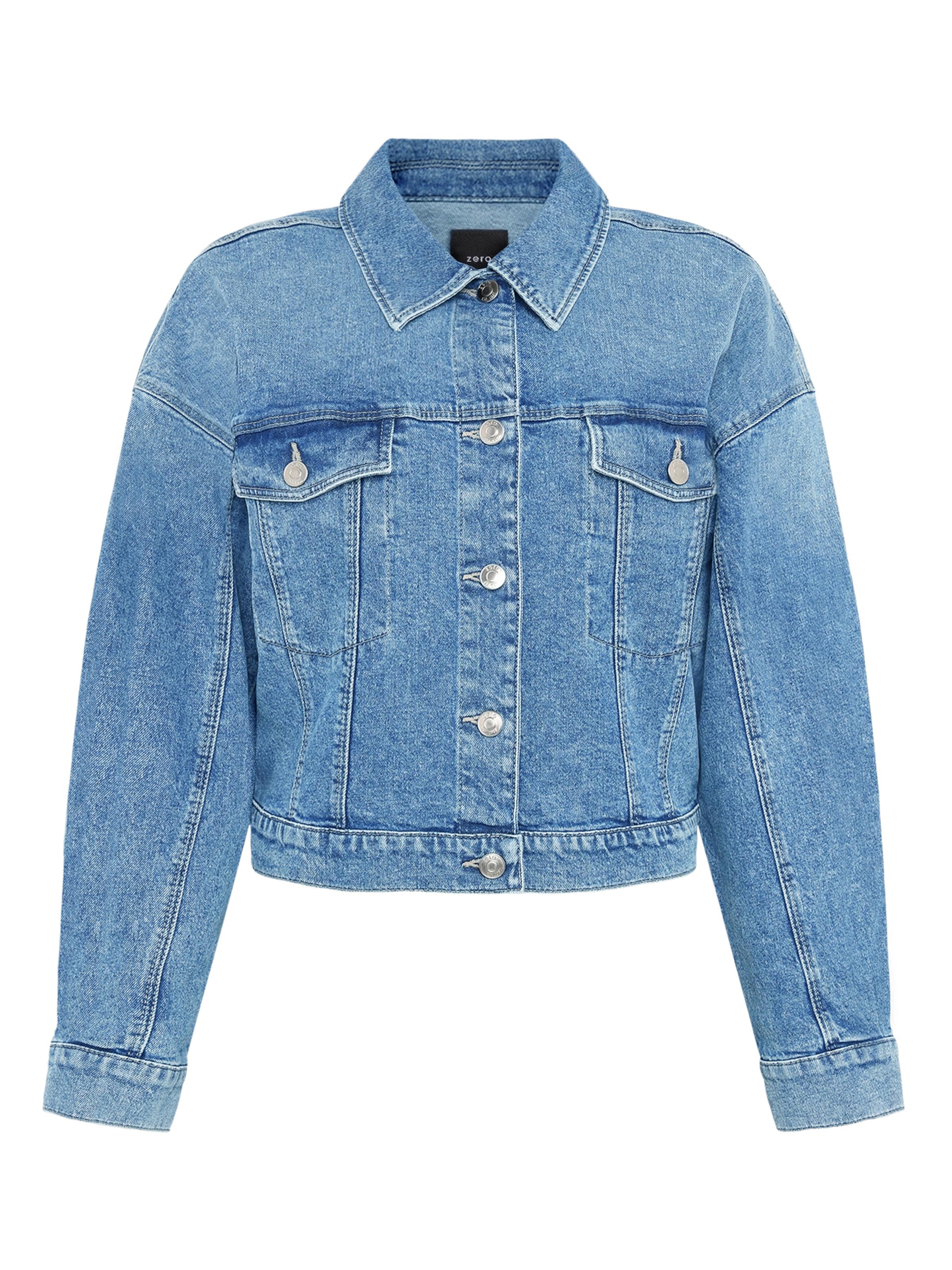 Veste mi-saison zero en bleu : devant