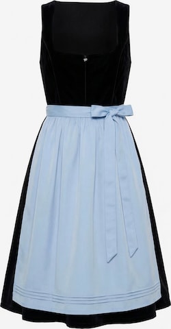 Ulla Popken Dirndl in Schwarz: Vorderseite