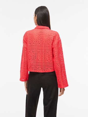 VILA Knit Cardigan 'VIMerinda' in Pink