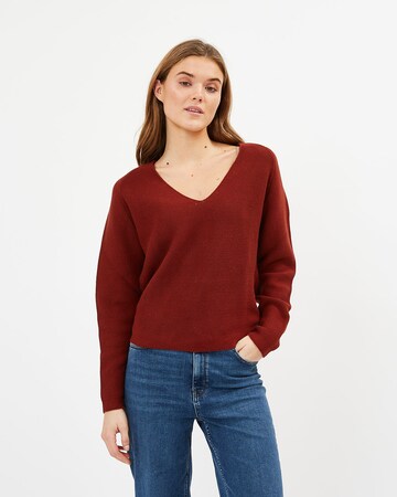 Pull-over 'Stinea' minimum en rouge : devant