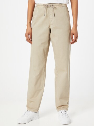 ESPRIT Loosefit Broek in Beige: voorkant