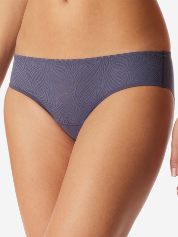 Slip ' Invisible Soft Lace ' SCHIESSER en bleu : devant