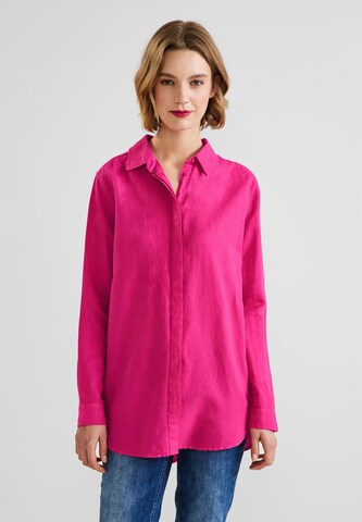 STREET ONE Blouse in Roze: voorkant