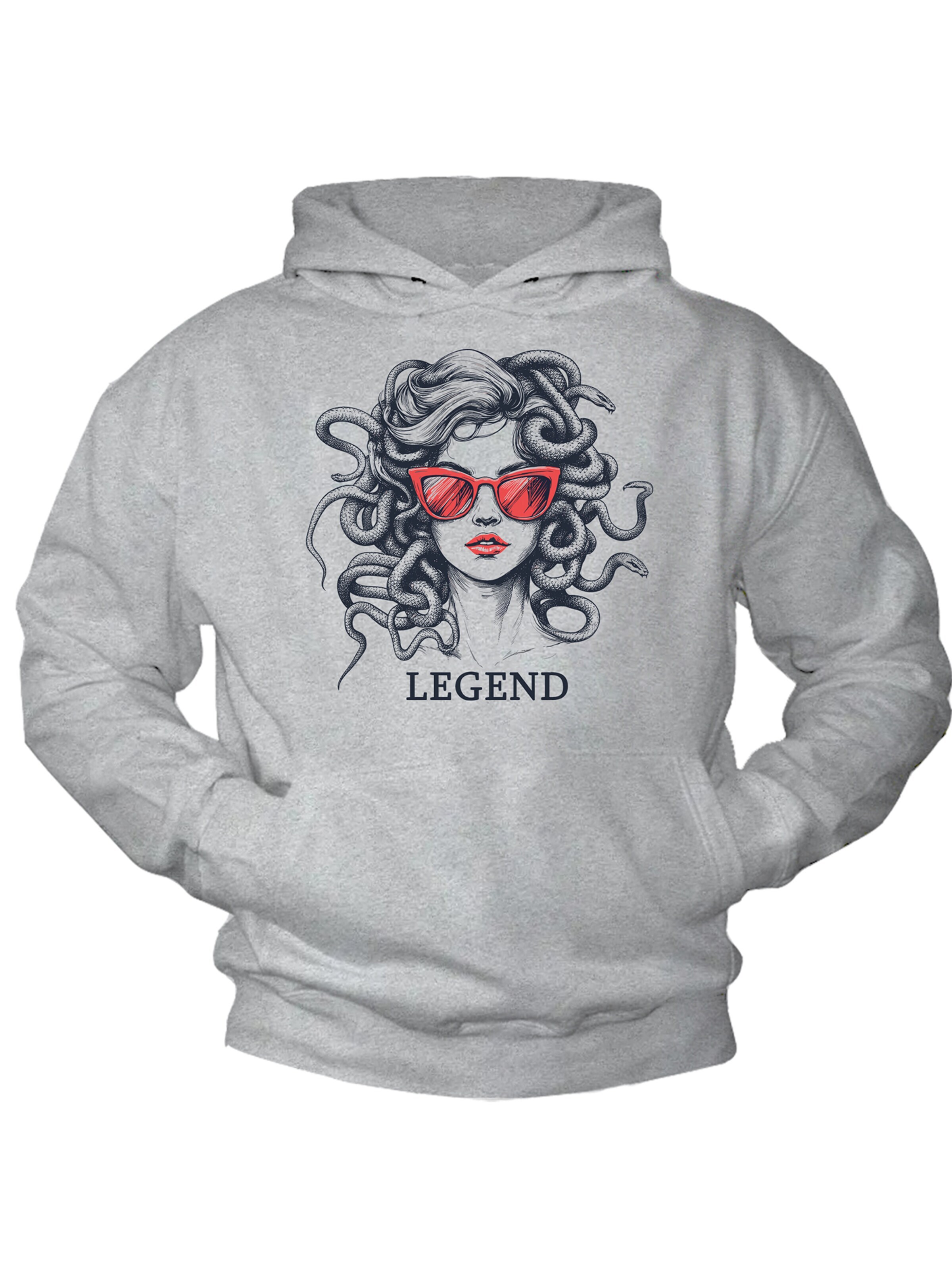 MAKAYA Sweatshirt in Grey: front