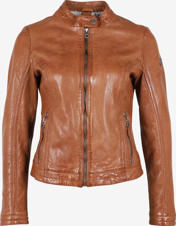 Gipsy Between-Season Jacket in Brown: front