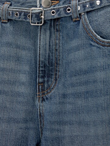 Pull&Bear Loosefit Jeans in Blau