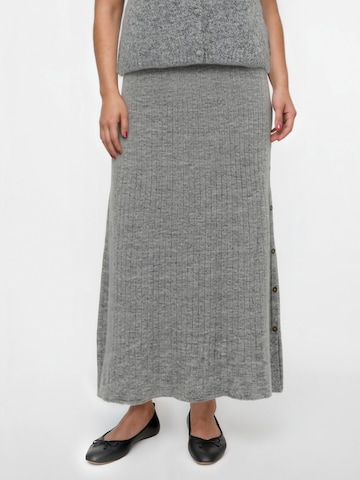 Gonna 'SALLY' di Vero Moda Curve in grigio: frontale
