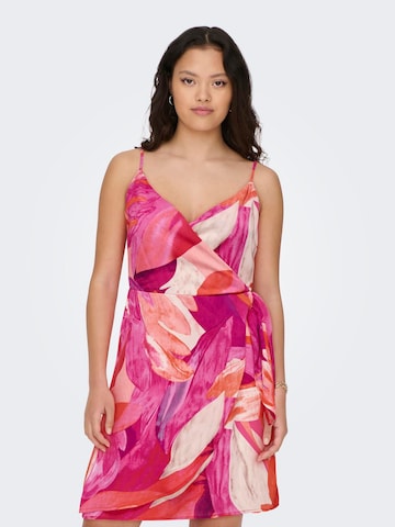 ONLY Платье 'ALMA' в Ярко-розовый: спереди