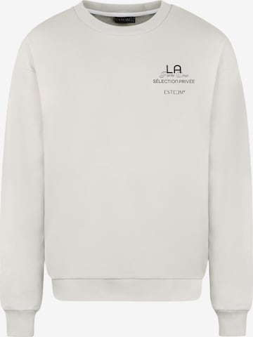 ESTEEM Collegepaita 'Sélection Privée' värissä valkoinen: etupuoli