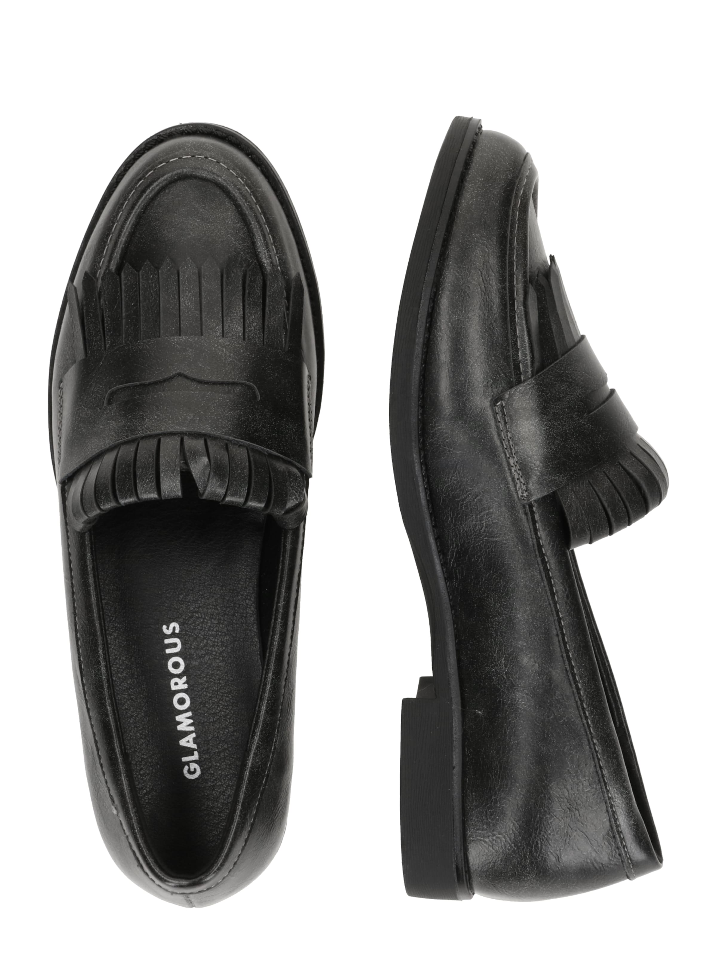 juoda GLAMOROUS Loaferai
