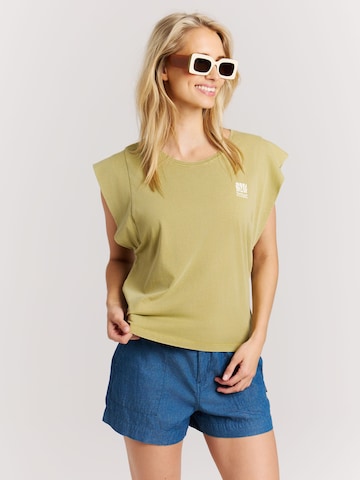 PROTEST Shirt 'PRTCandi' in Green: front