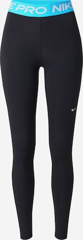 NIKE Skinny Urheiluhousut 'Nike Pro' värissä musta: etupuoli
