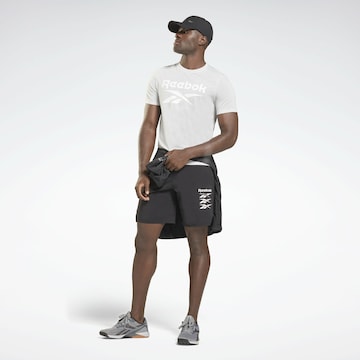 Reebok Regular fit Functioneel shirt in Grijs