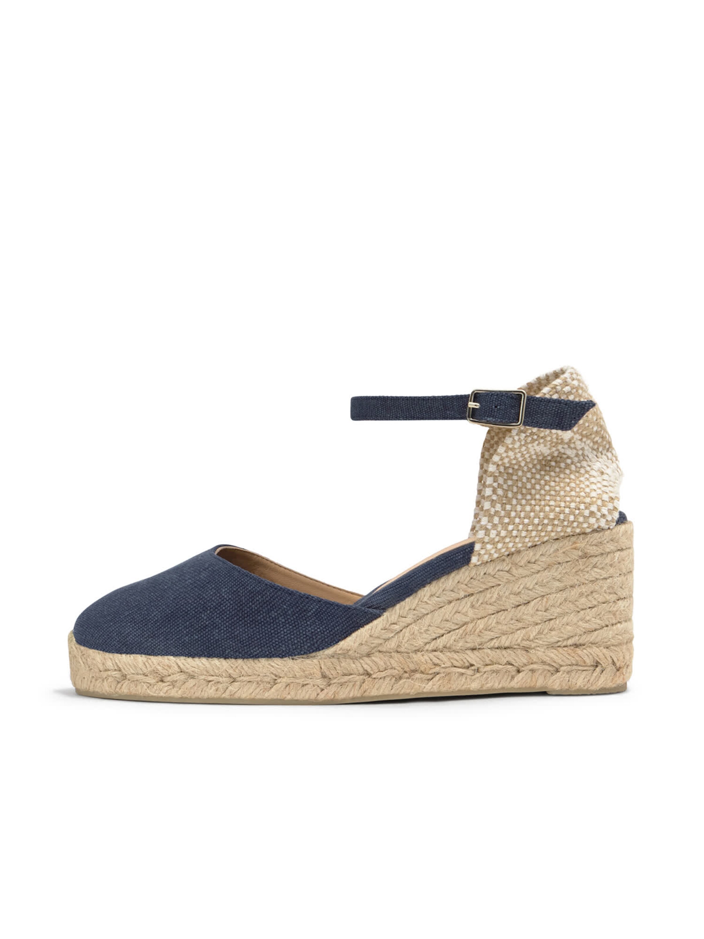 Espadrile 'Carol' de la Castañer pe albastru: față