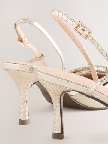 Next Γόβες slingback 'Forever Comfort' σε χρυσό