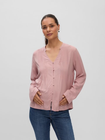 Chemisier 'MLNorma' MAMALICIOUS en rose : devant
