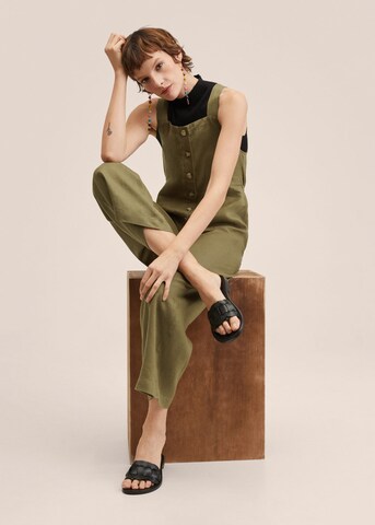 MANGO Jumpsuit 'Arizona' in Groen