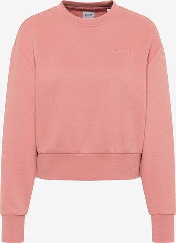 MUSTANG Sweatshirt in Pink: predná strana