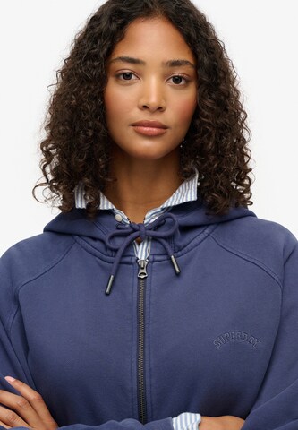 Veste de survêtement 'Essential' Superdry en bleu