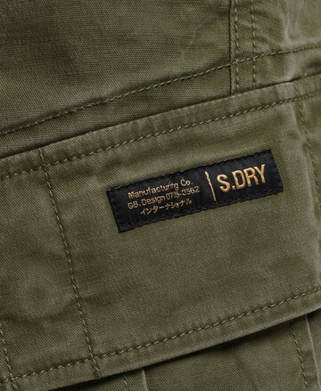 Regular Pantalon cargo Superdry en vert