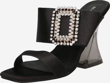 GLAMOROUS Mules in Black: front