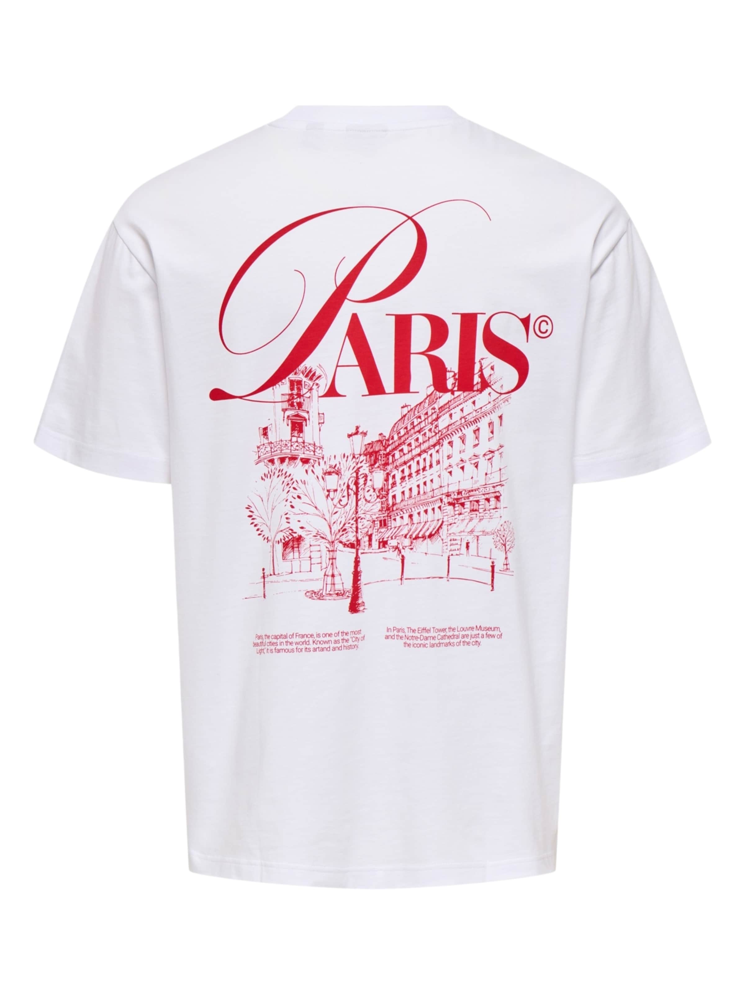 Only & Sons Bluser & t-shirts 'Fred Elegants' i hvid