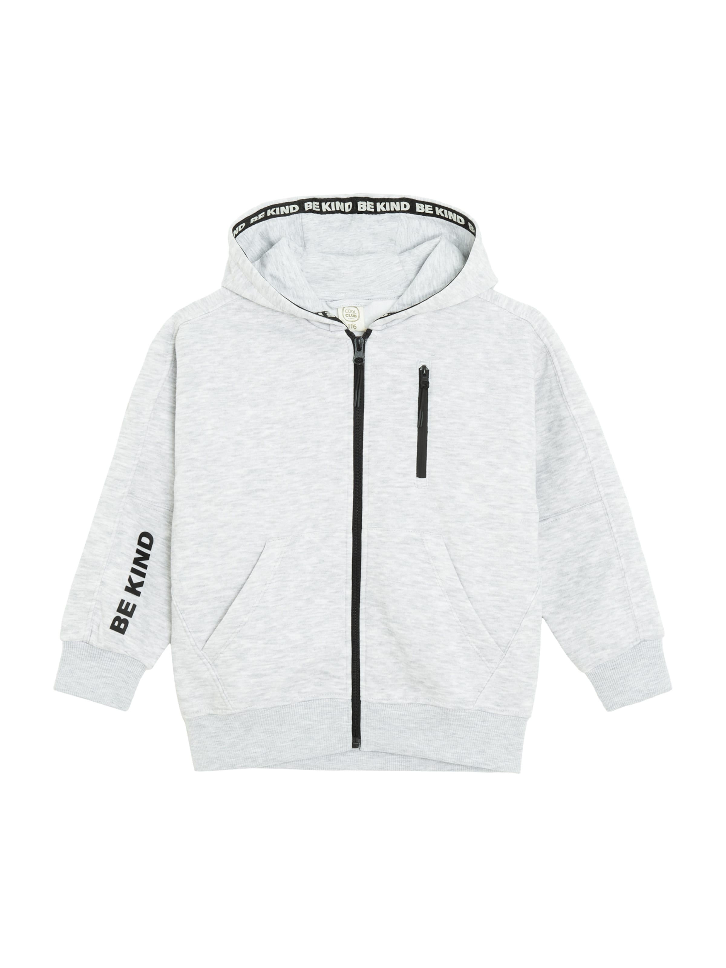 Cool Club Tréning dzseki - szürke: elől