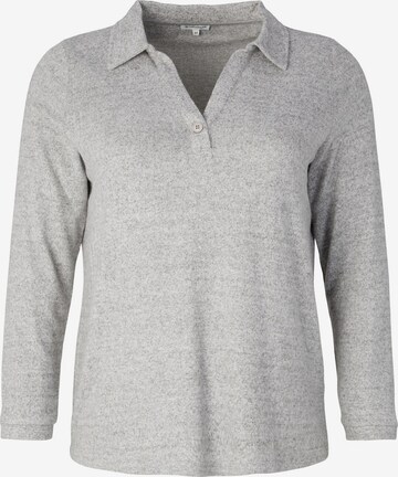 Tom Tailor Women + Shirt in Grau: predná strana