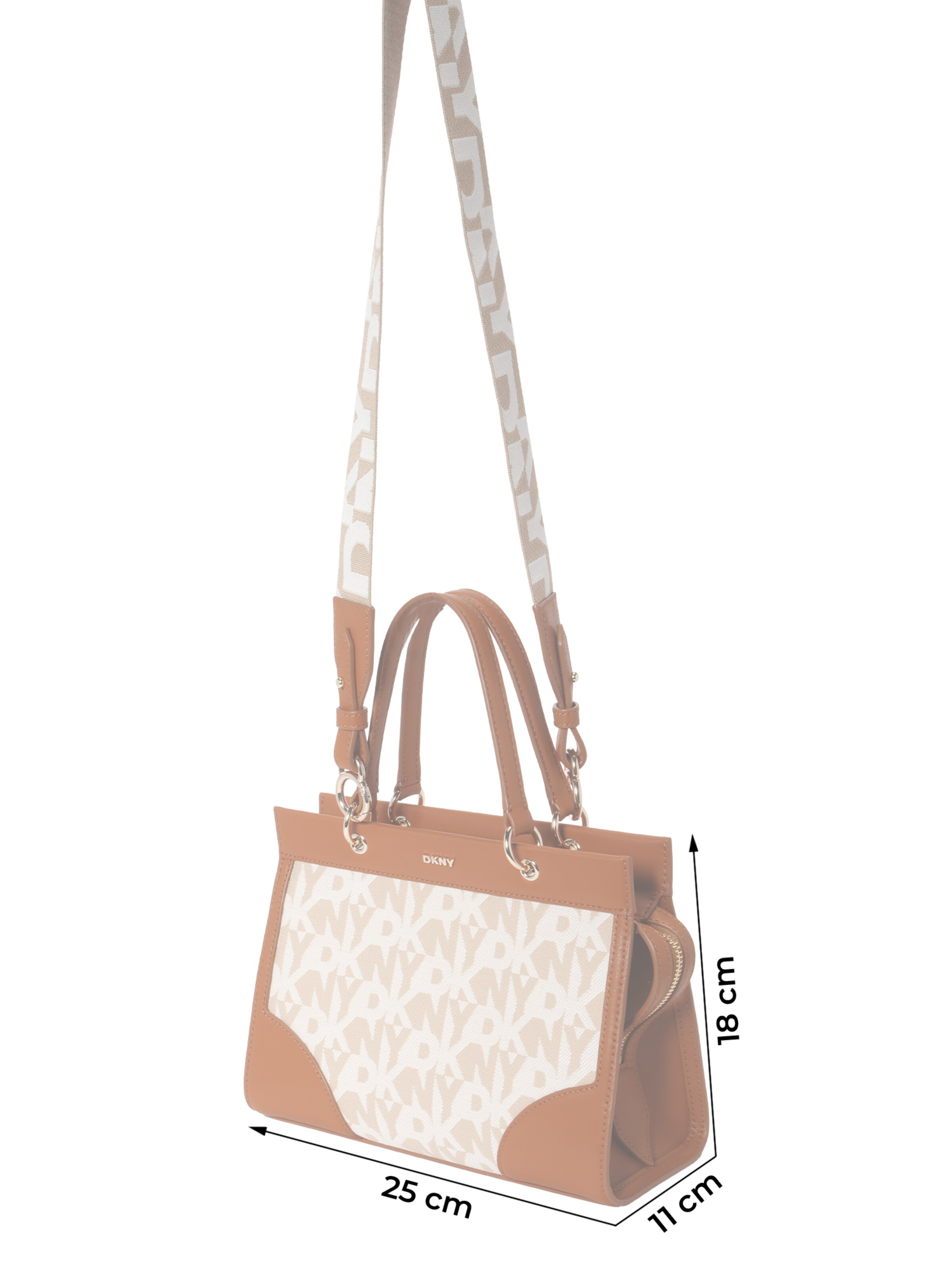 DKNY Handtasche 'Milan' in Braun