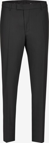 HECHTER PARIS Pleated Pants in Black: front