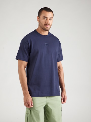 Nike Sportswear Μπλουζάκι 'Premium Essentials' σε μπλε: μπροστά