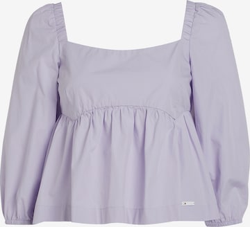 Tommy Jeans Shirt in Lila: predná strana