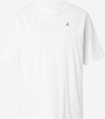 T-shirt Jordan en blanc : devant