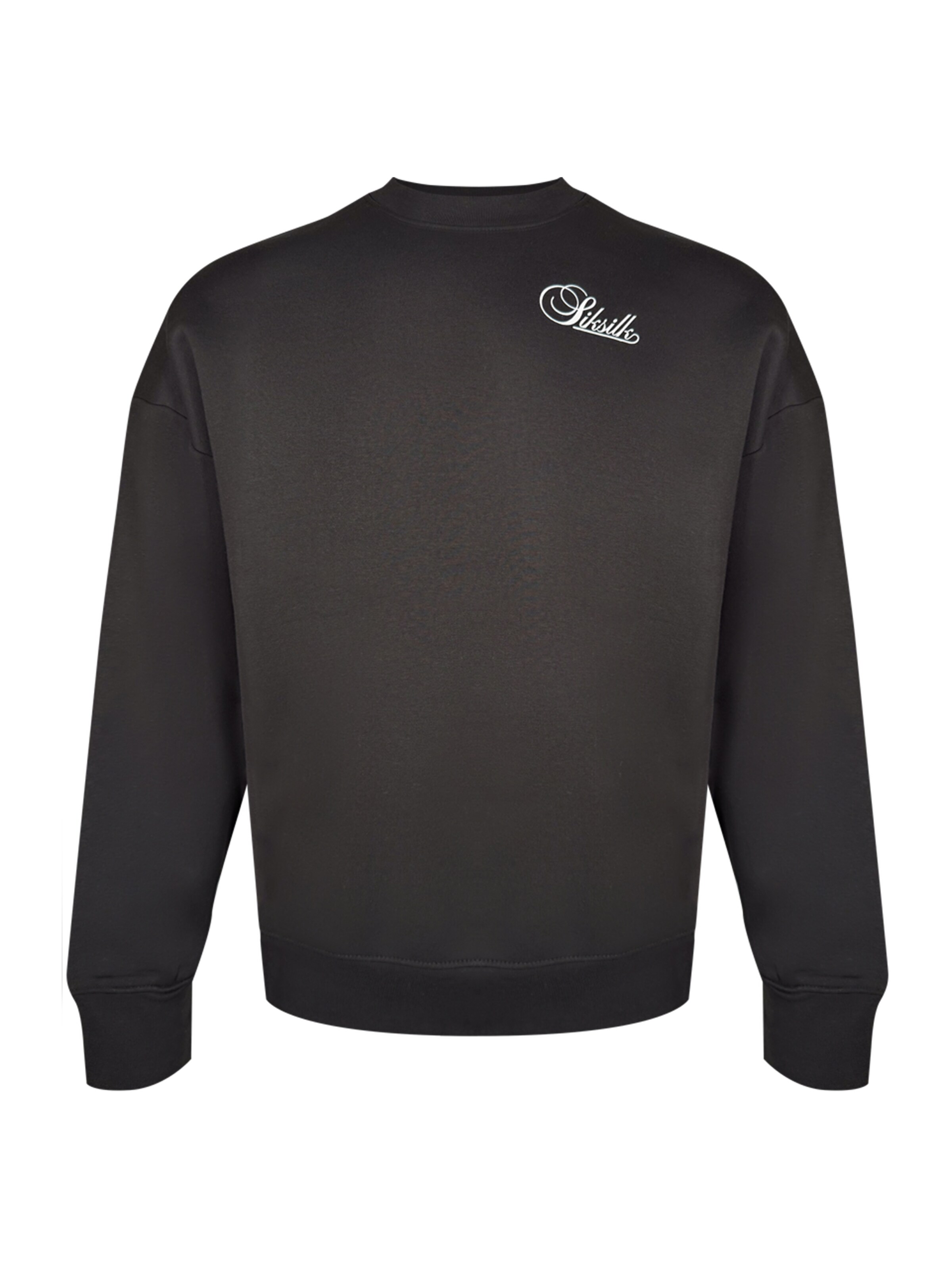 SikSilk Sweatshirt in Schwarz: Vorderseite